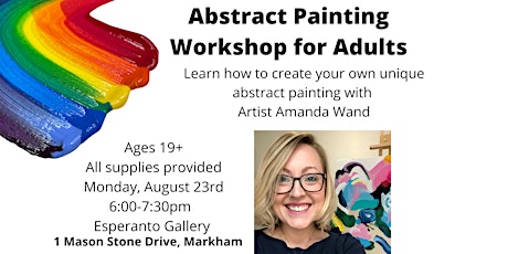 Abstract Painting Workshop for Adults primary image