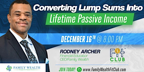 Converting Lump Sums Into Lifetime Passive Income