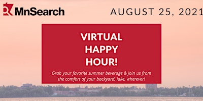 August MnSearch Event: Virtual Happy Hour!