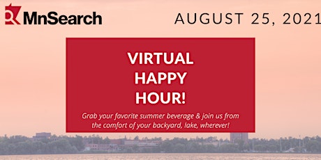 August MnSearch Event: Virtual Happy Hour!