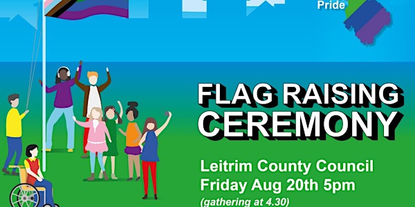 Pride flag raising at Leitrim County Council