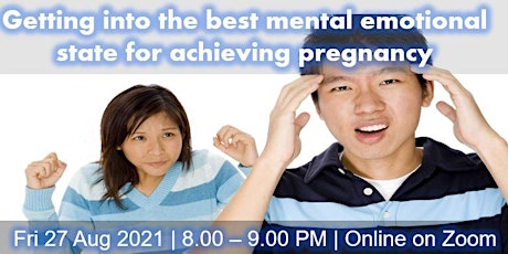 Getting into the best mental emotional state for achieving pregnancy primary image