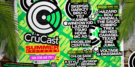 Sequences present Crucast Summer Shutdown! *limited resale!* primary image