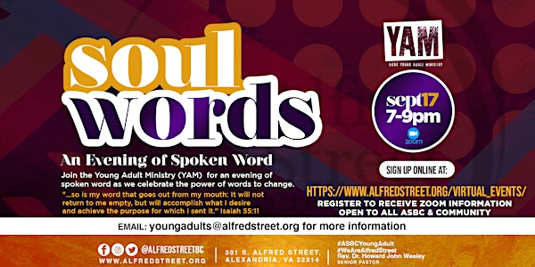 Soul Words: An Evening of Spoken Word