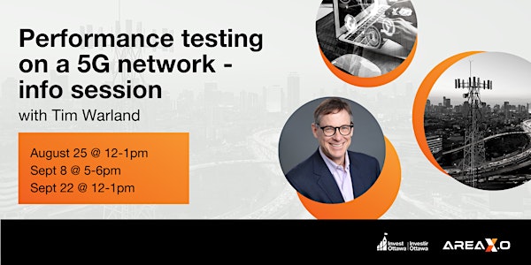 Performance testing on a 5G network : Info session