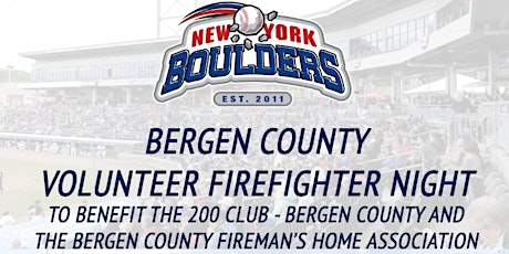 Bergen County Volunteer Firefighter Night at the New York Boulders