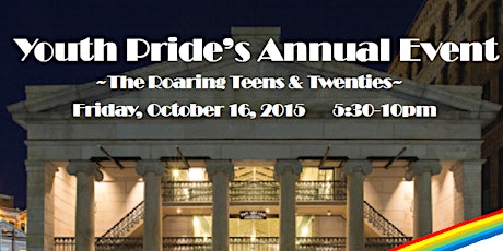 Youth Pride Inc. Annual Event: The Roaring Teens & Twenties