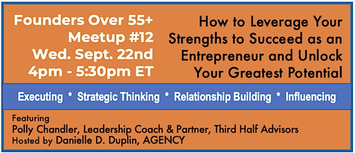 Founders Over 55+: How to Leverage Your Own Strengths as an Entrepreneur image