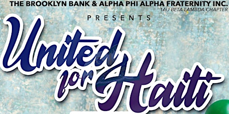 The Brooklyn Bank & Alpha Phi Alpha Fraternity Inc "United for Haiti" primary image