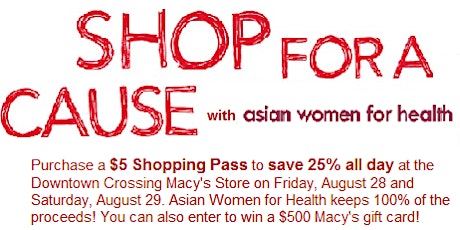 AWFH Macy's Shop for a Cause Fundraiser! primary image