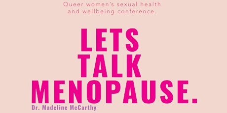 Q-Con: Let's Talk Menopause primary image