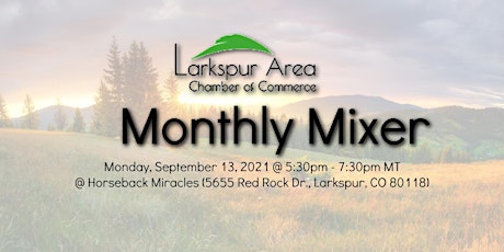 Larkspur Area Chamber Monthly Mixer - September 2021 primary image