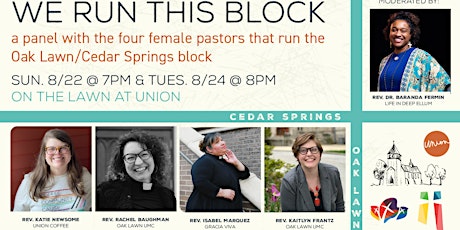 Who Runs this Block? Women Pastors! primary image