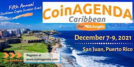 Hauptbild für CoinAgenda Caribbean 2021 plus BitAngels Pitch Day