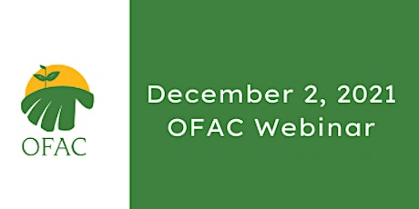 Primaire afbeelding van OFAC December Webinar