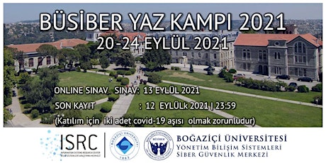 Primaire afbeelding van BÜSİBER Siber Yaz Kampı 2021 (20-24 Eylül 2021)