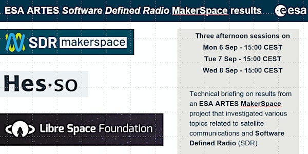 ESA ARTES SDR MakerSpace Presentations - Part 3 of 3
