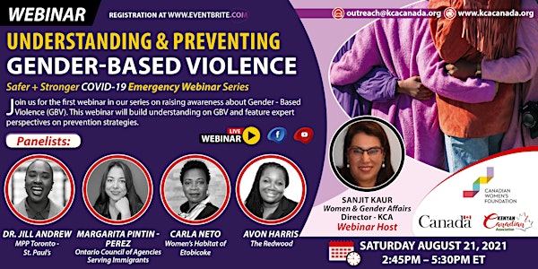 Understanding and Preventing Gender-Based Violence - A Webinar