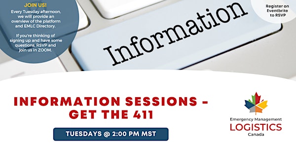 Emergency Management Logistics Canada -- Weekly Information Session