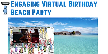 Imagem principal de John Chen’s Engaging Virtual Birthday Beach Party (pants optional!)