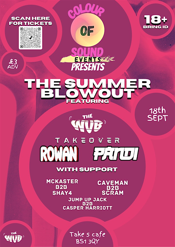 
		COLOUR OF SOUND X THE WUB PRESENTS: THE SUMMER BLOWOUT! 2021 image
