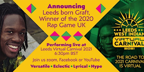Your Free Ticket to see Graft live at Leeds West Indian Virtual Carnival primary image