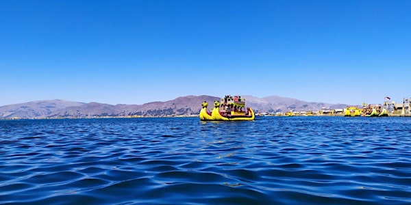 Travel to the Floating Uros islands in Peru!