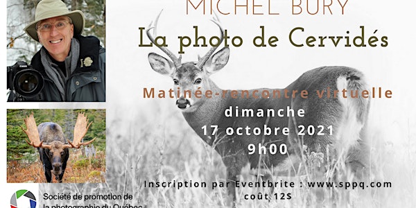 Conférence sur la photographie de cervidés avec Michel Bury