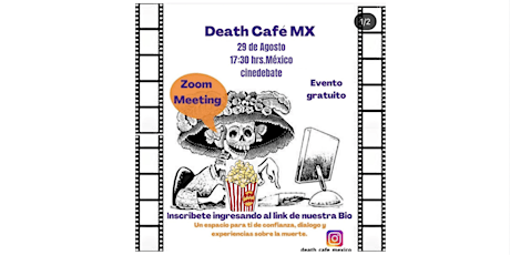 Imagen principal de DEATH CAFE MX  CINE DEBATE : "EL CUADERNO DE TOMY"