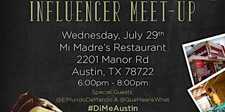 Influencer Meet-Up #DiMeAustin primary image
