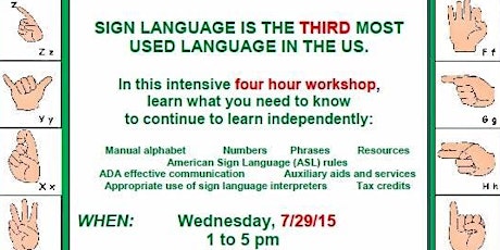Basic Sign Language Workshop primary image