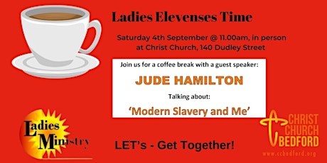 Ladies Elevenses Saturday 4th September