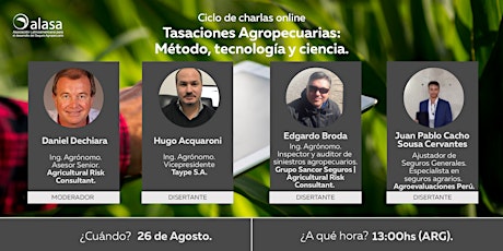 Imagen principal de Webinar: "Tasaciones Agropecuarias: Método, tecnología y ciencia¨.