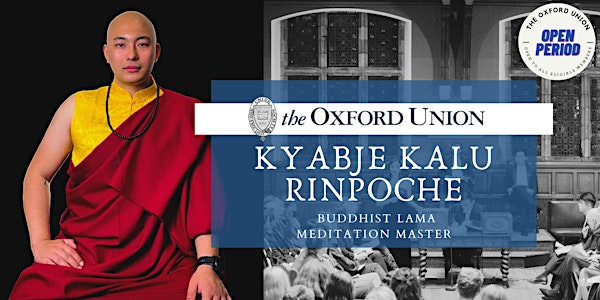 Kyabje Kalu Rinpoche at the Oxford Union
