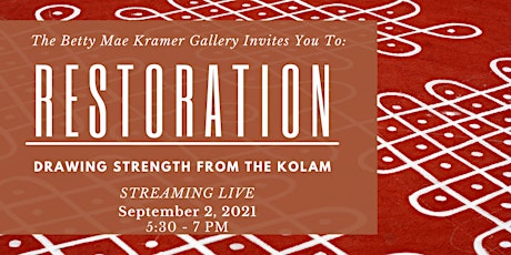 Restoration: Drawing Strength from the Kolam