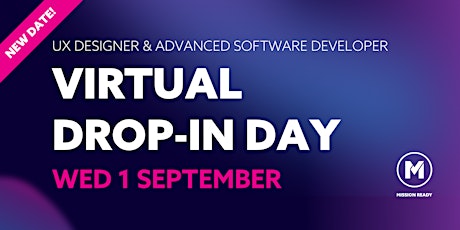 VIRTUAL DROP-IN DAY: UX Design and Advanced Software Developers primary image