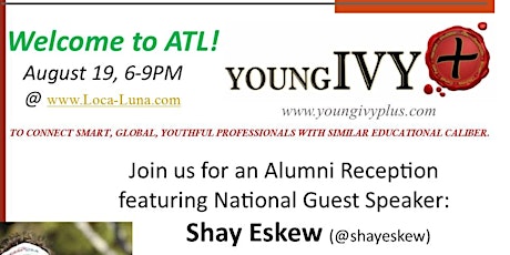 YIP "Welcome to ATL!" Alumni Reception
