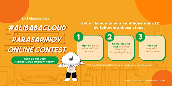 #ALIBABACloudParaSaPinoy Online Contest