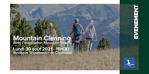 MOUNTAIN CLEANING avec l'association Mountain Riders