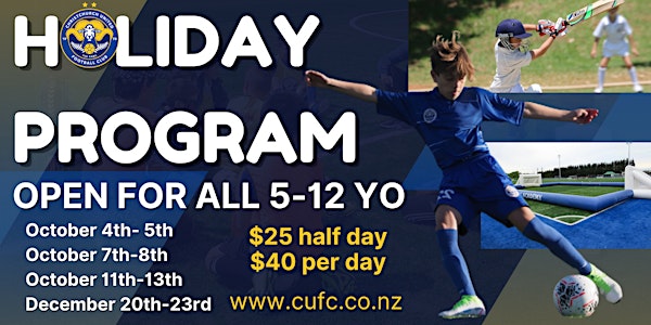 Christchurch United Multisport School Holiday Program
