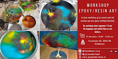 Workshop epoxy/resin art (ochtend)