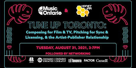 MusicOntario & HoneyJam present Tune Up Toronto: Composition for Film & TV