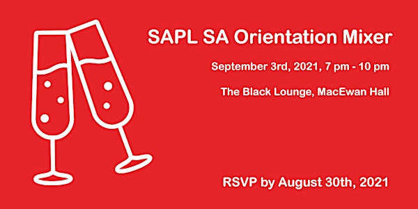 SAPL SA Orientation Week Mixer