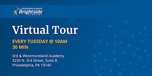 Primaire afbeelding van Brightside Academy Virtual Tour of 3rd & Westmoreland, Tuesday 10 AM