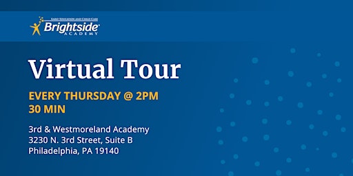 Imagem principal do evento Brightside Academy Virtual Tour of 3rd & Westmoreland, Thursday 2 PM