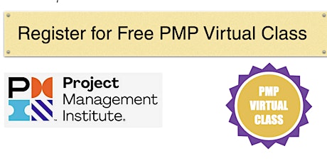 PMP "LIVE" Virtual class: Tips and strategies to crack the PMP exam tickets