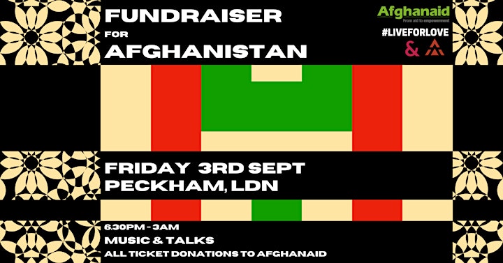
		Fundraiser For Afghanistan - Peckham Fri 3rd Sept image
