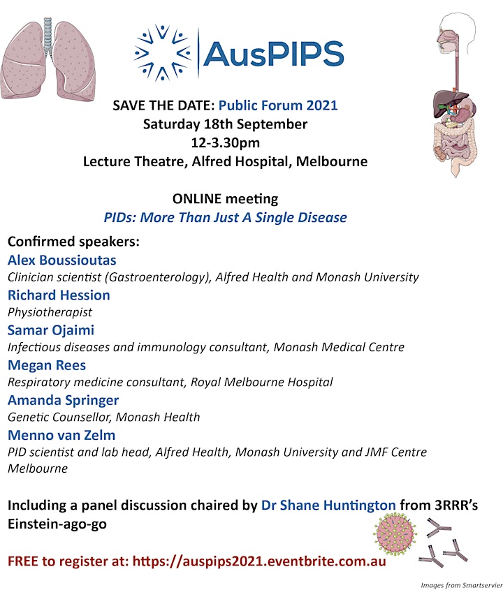 AusPIPS presents "PIDs: More Than Just a Single Disease" image