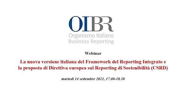 La nuova versione italiana dell'IR e la proposta di Direttiva europea CSRD
