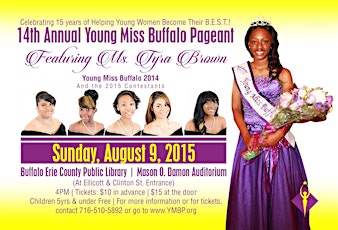 14th Annual Young Miss Buffalo Pageant primary image